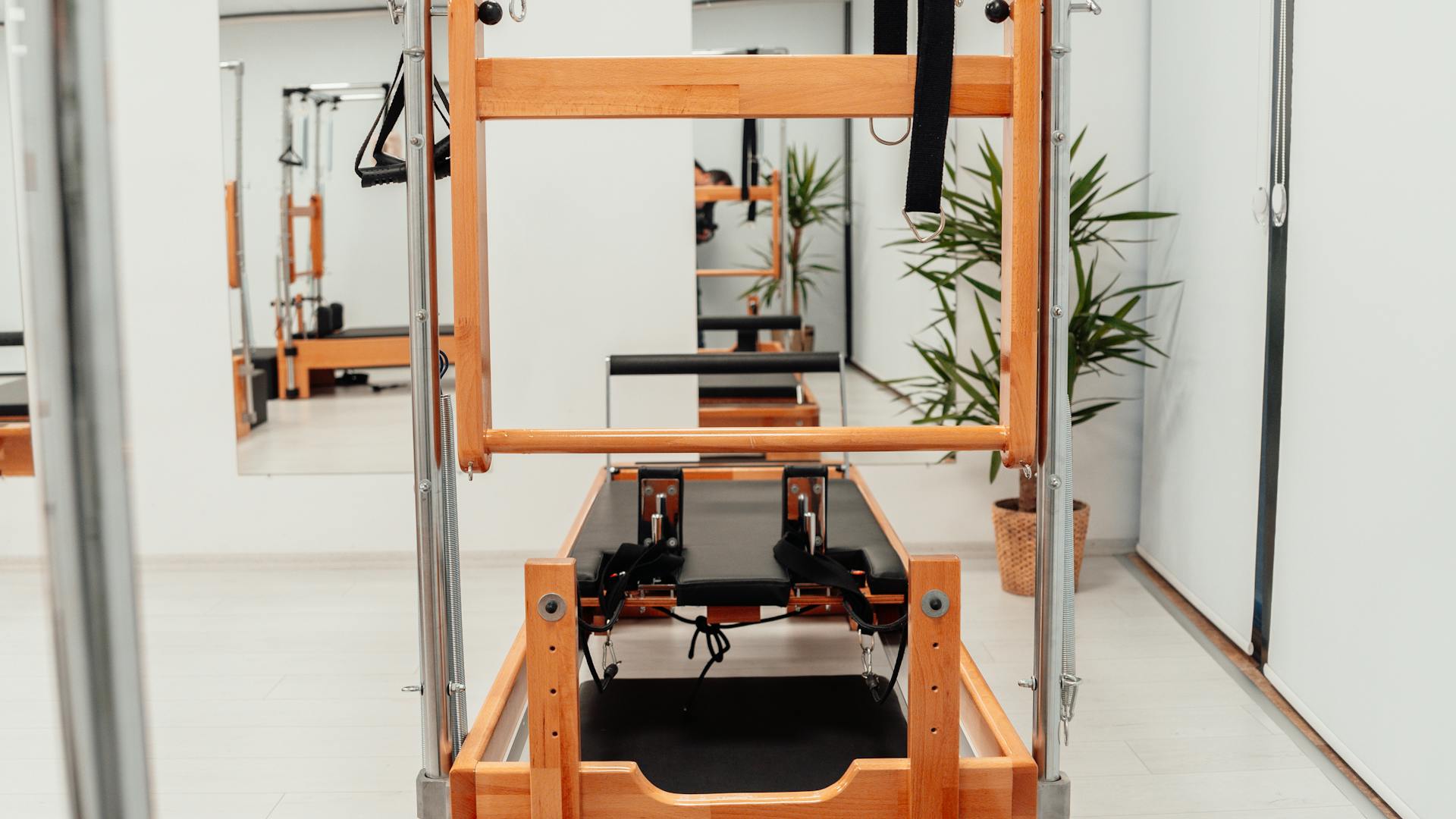 Modern Pilates reformer studio